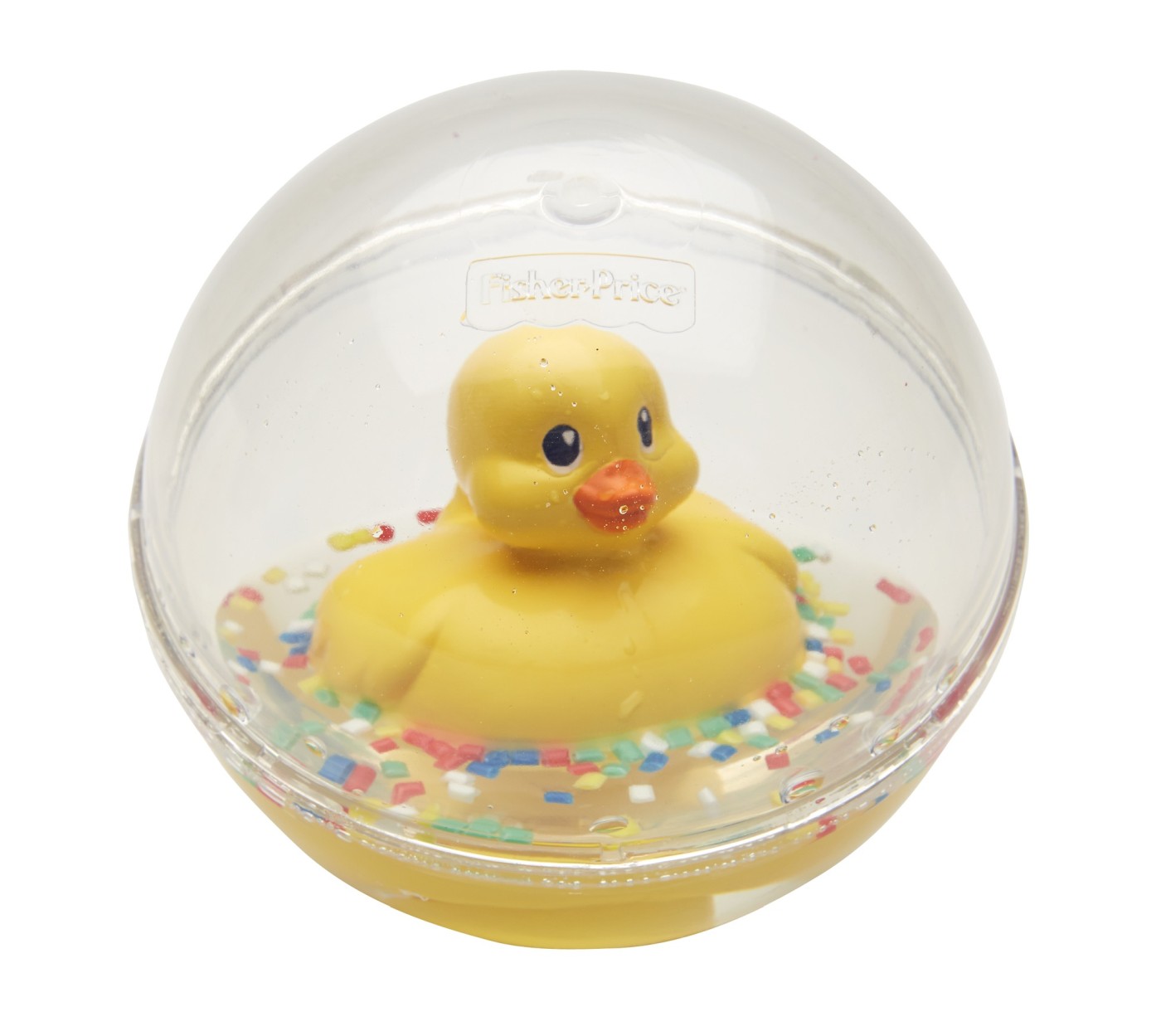 Minge transparentă cu rățușcă plutitoare Fisher-Price pentru bebeluși