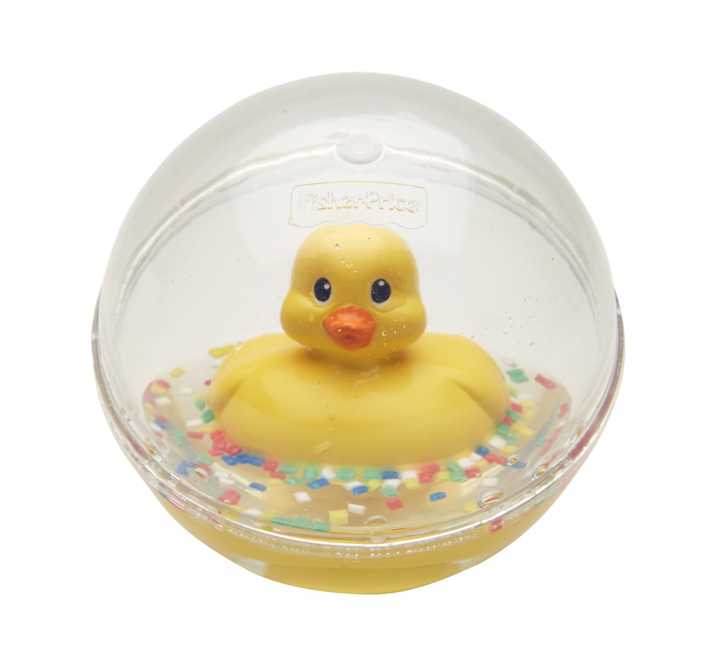 Minge transparentă cu rățușcă plutitoare Fisher-Price pentru bebeluși