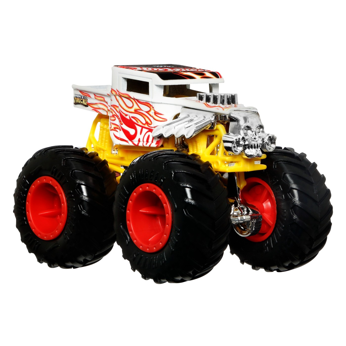 HOT WHEELS MONSTER TRUCK CAMION BONE SHAKER CU CULORI SCHIMBATOARE SCARA 1:64
