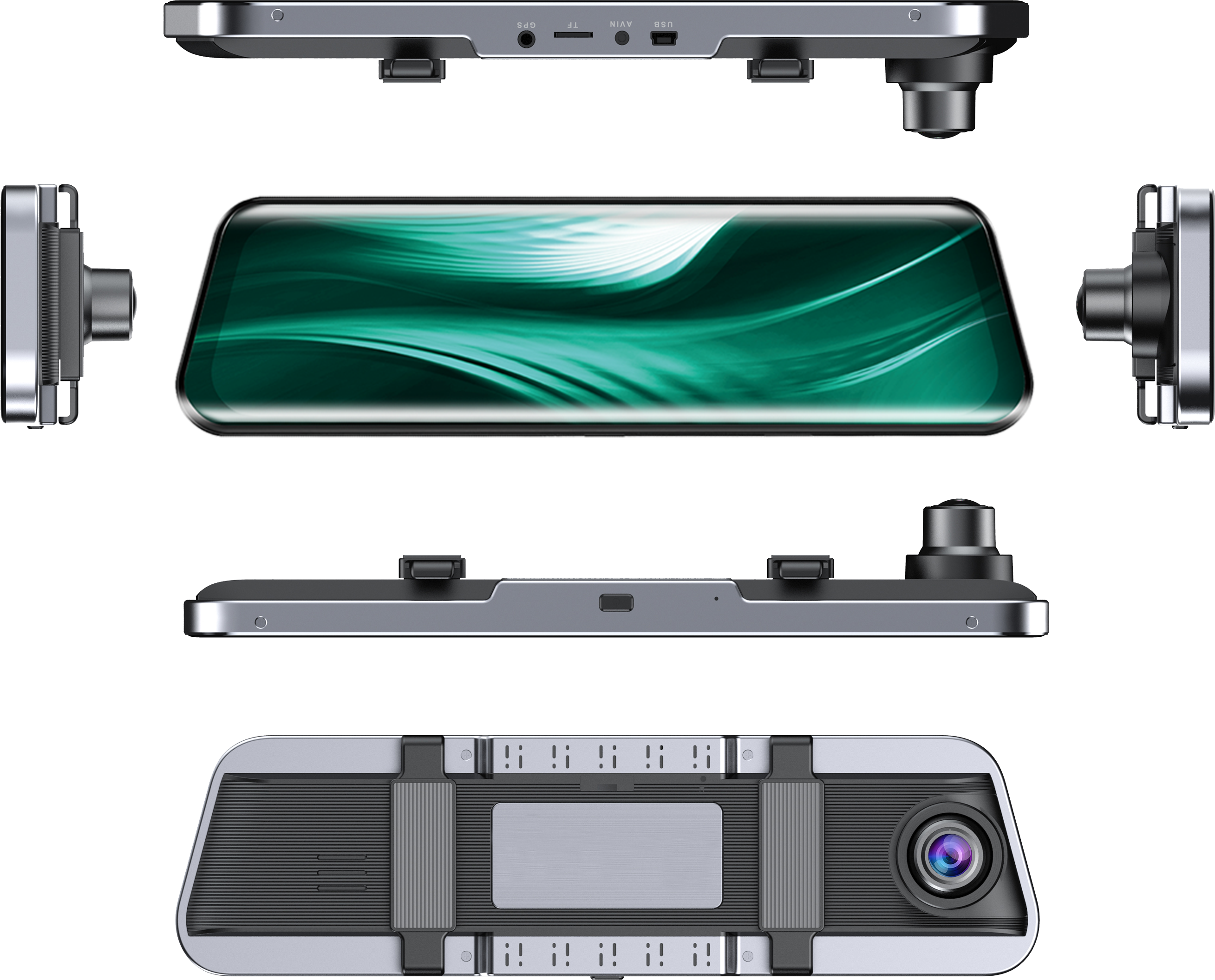 Oglinda cu camera DVR Lenovo M8 ecran de 9.66 inch 1080 fata 1080p spate Wifi Blind Spot Adas CarStore Technology