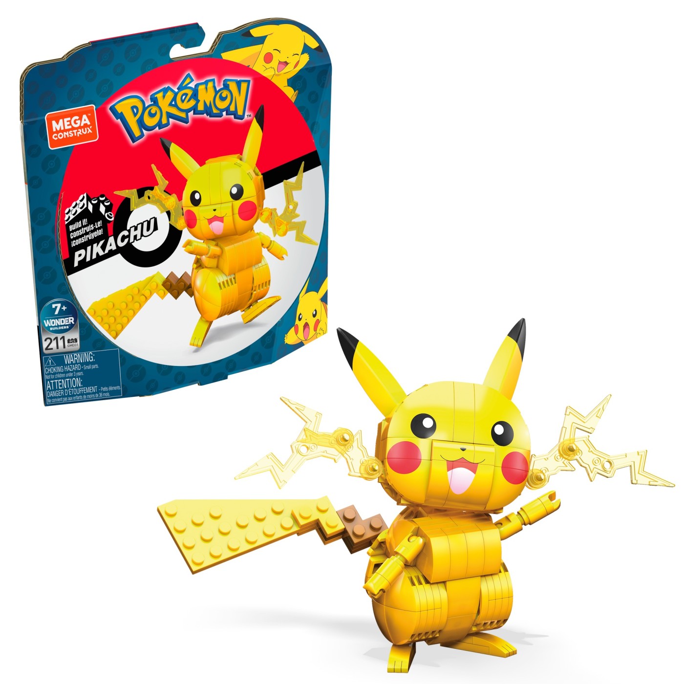 POKEMON MEGA CONSTRUCT FIGURINA PIKACHU