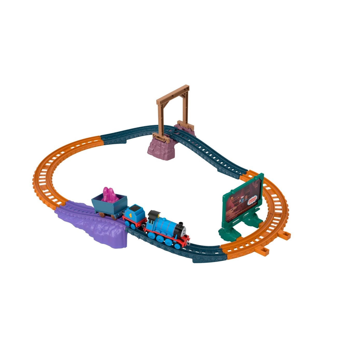 THOMAS SET DE JOACA CU LOCOMOTIVA PUSH ALONG GORDON SI ACCESORII