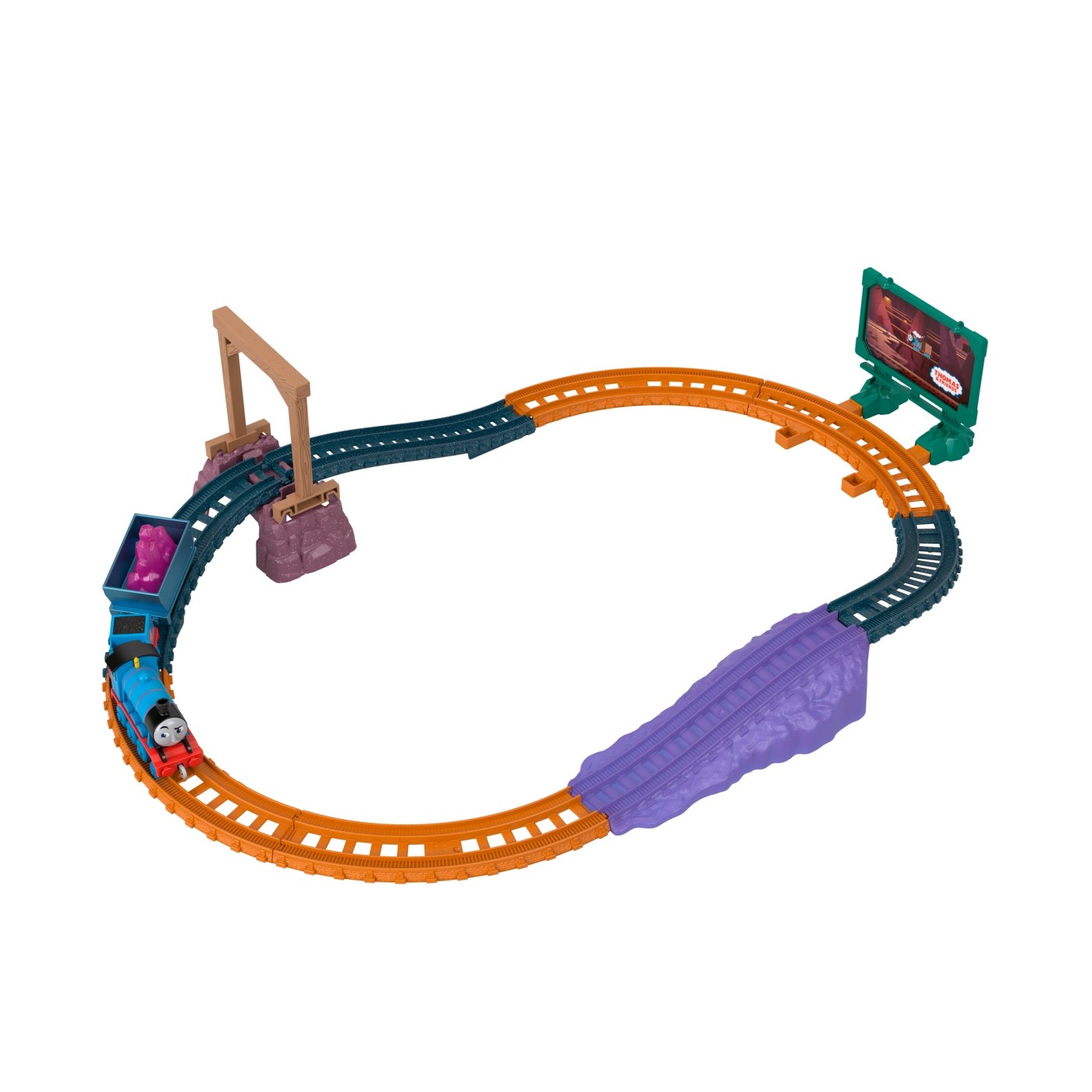 THOMAS SET DE JOACA CU LOCOMOTIVA PUSH ALONG GORDON SI ACCESORII