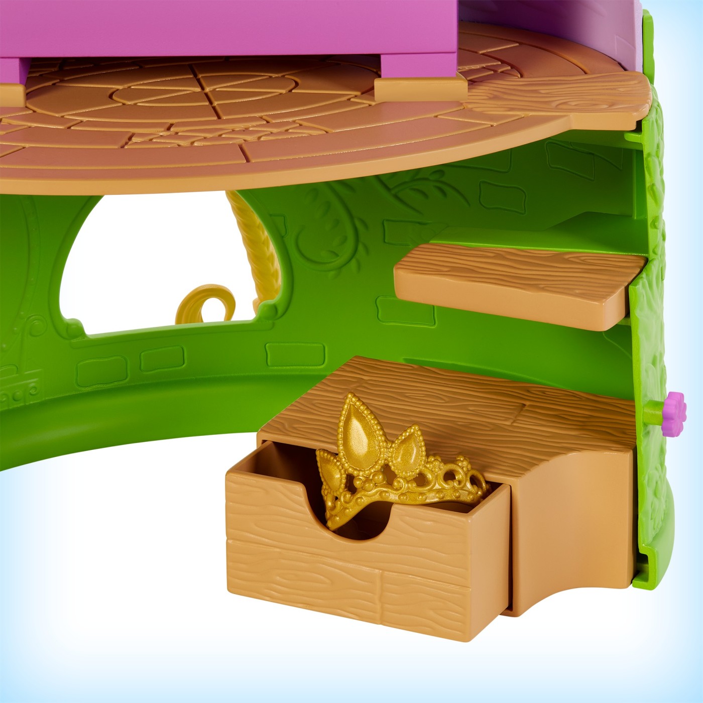 Papusa Disney Princess Rapunzel pictorita cu accesorii creative