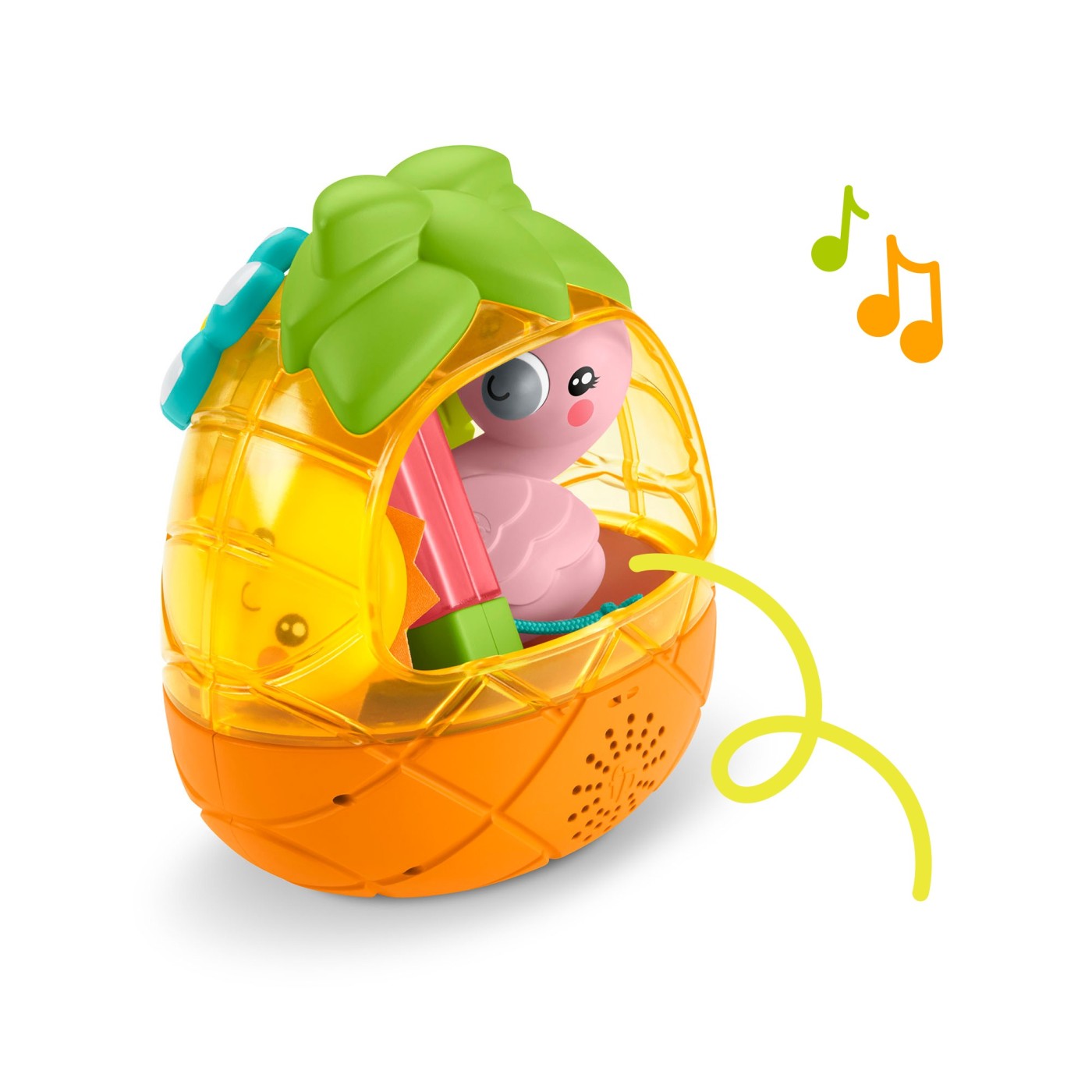 Jucarie interactiva Fisher-Price ananas cu sunete, lumini si sortare