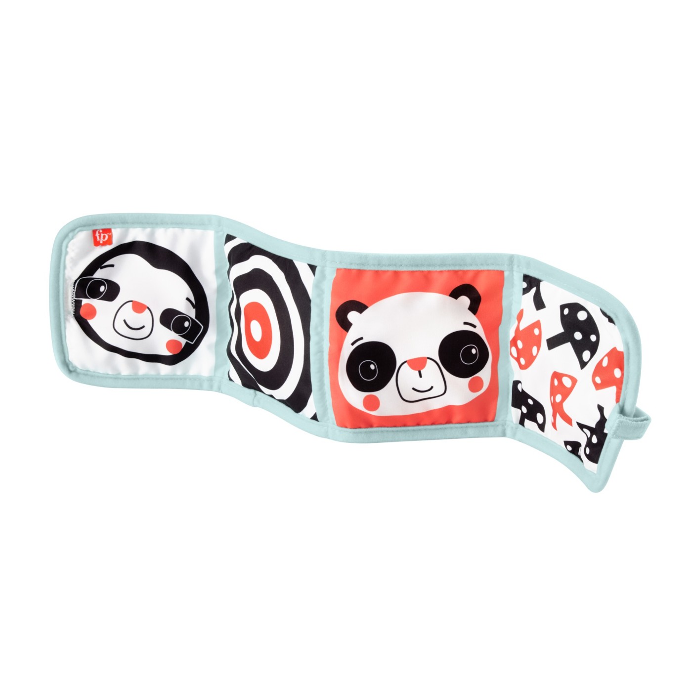 Panou de activitati textil Fisher-Price pentru bebelusi, 0+ luni