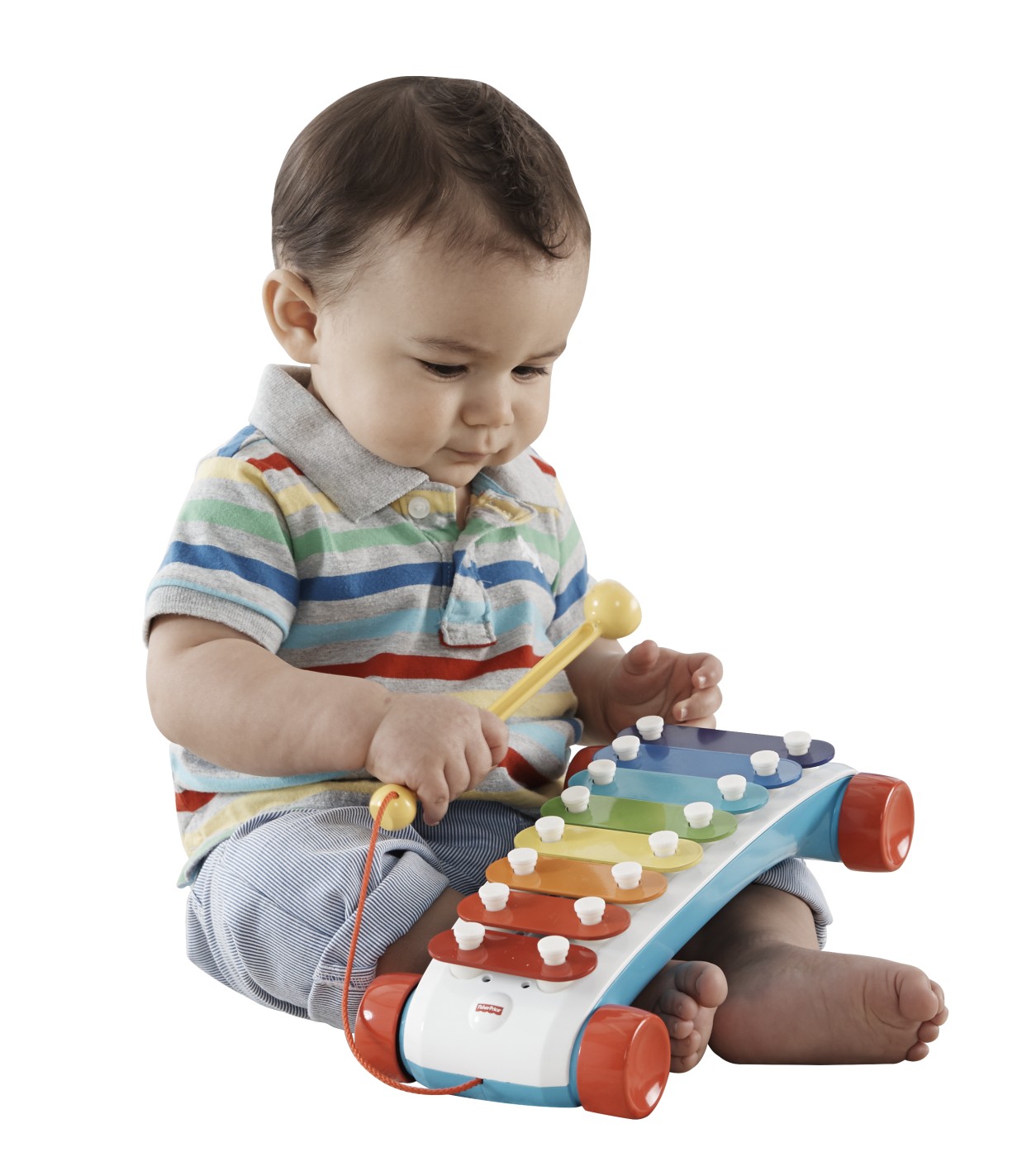 Xilofon Fisher-Price pentru copii, multicolor, 8 note muzicale