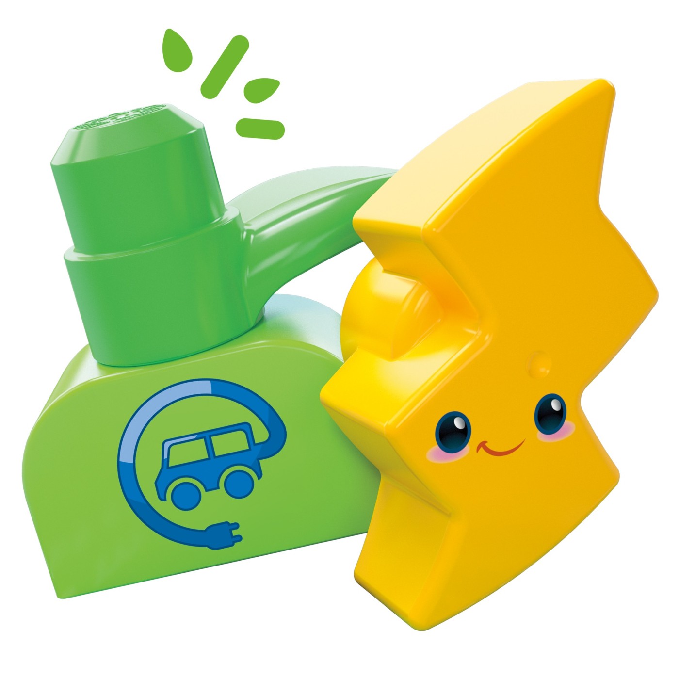 Set construcție Mega Bloks Green Town Autobuz electric, 34 piese