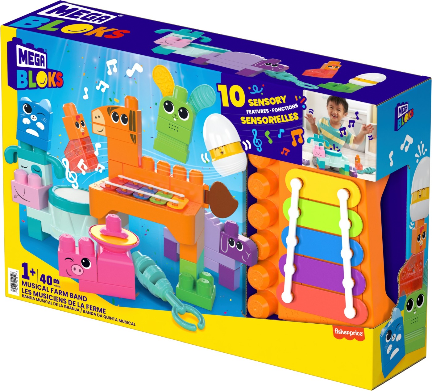 MEGA BLOKS SET DE CONSTRUCTIE 40 PIESE