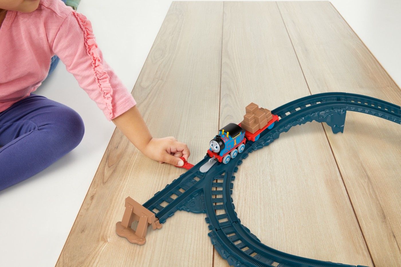 Set de joaca Thomas & Friends cu locomotiva metalica si accesorii