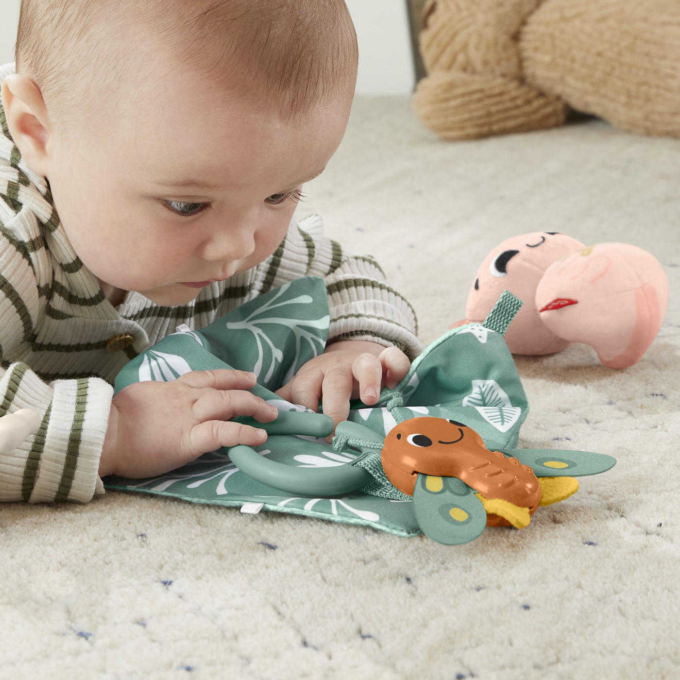 Set 4 jucarii senzoriale pentru bebelusi 0+ Fisher-Price