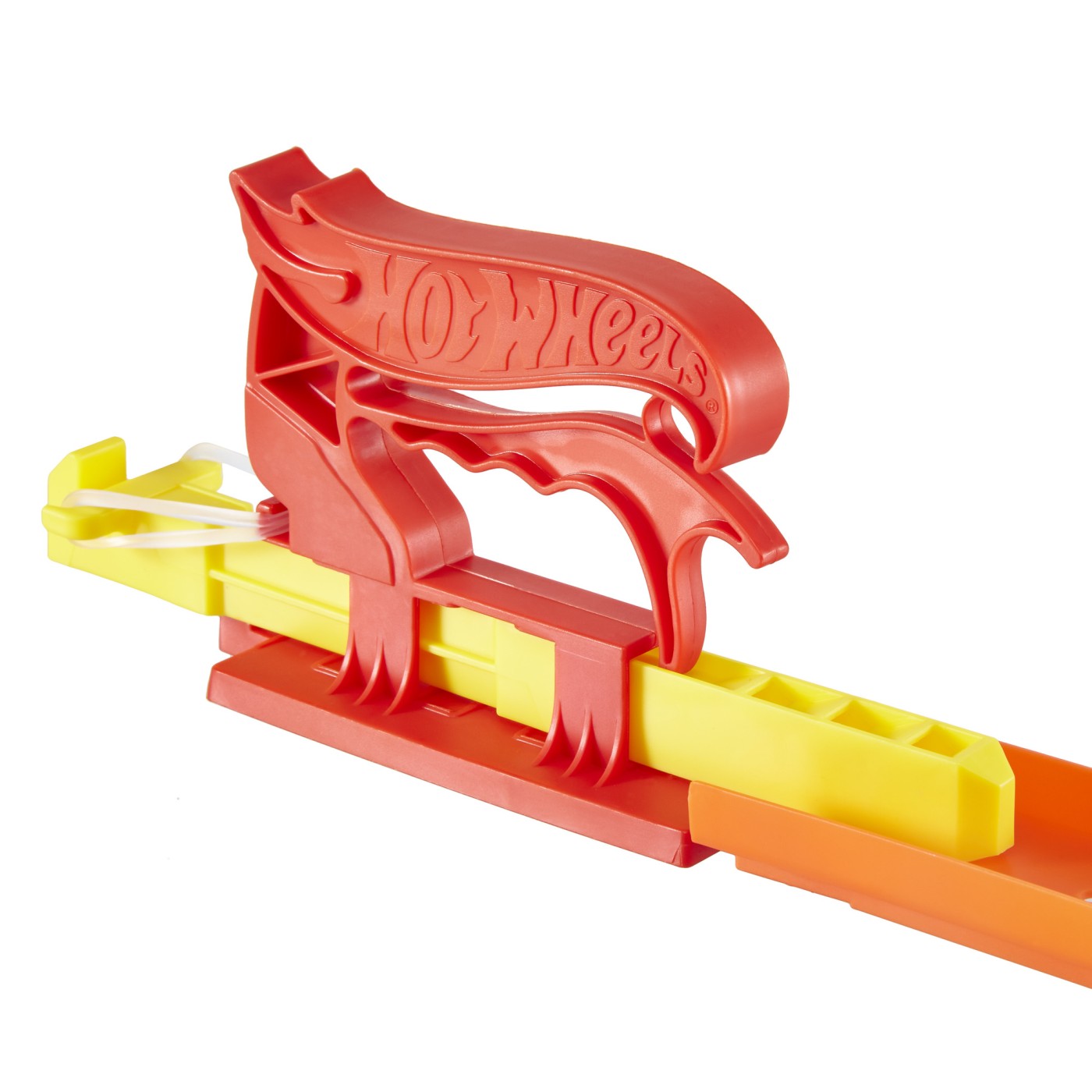 Set Hot Wheels cu lansator portabil rosu si masinuta inclusa