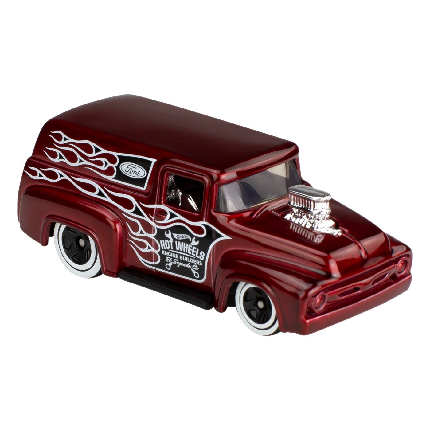 Set 5 masinute Hot Wheels HW Flames, modele multicolore pentru copii