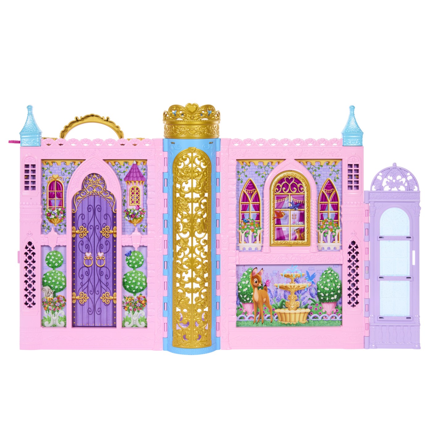 Set Disney Princess pentru pregătire de bal, 25 accesorii și joc portabil