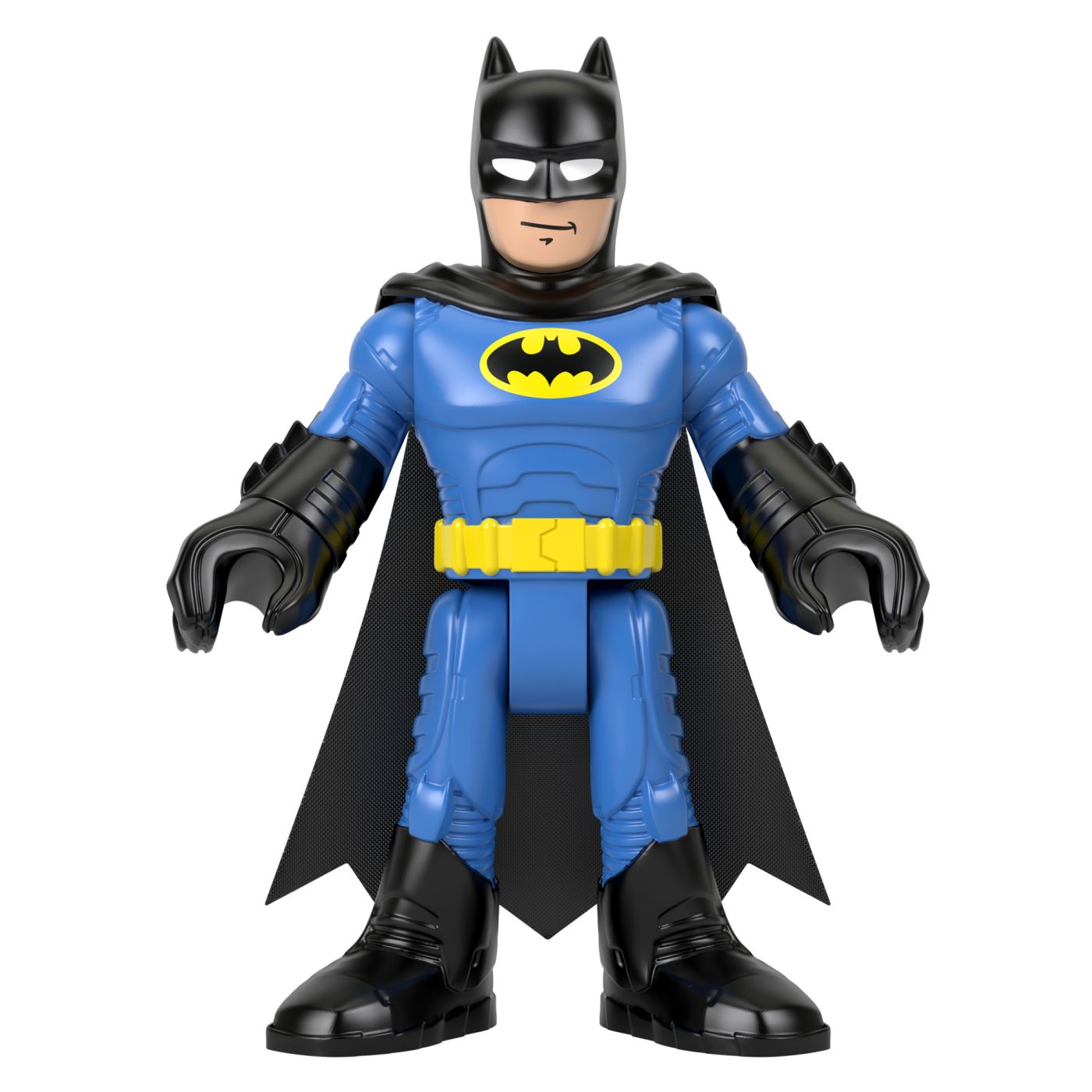 Figurina Batman XL Imaginext Fisher-Price, costum albastru, 25 cm