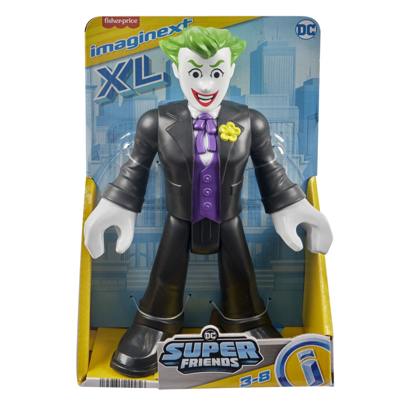 Figurina Joker XL Imaginext DC Super Friends, 25 cm, articulata
