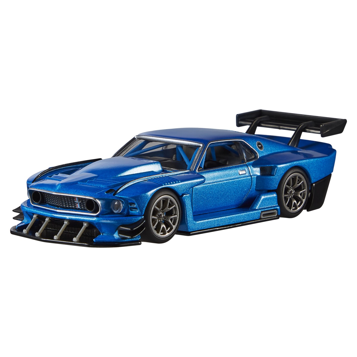 Masinuta metalica Hot Wheels Premium Ford Mustang '69 1:43 Real Riders