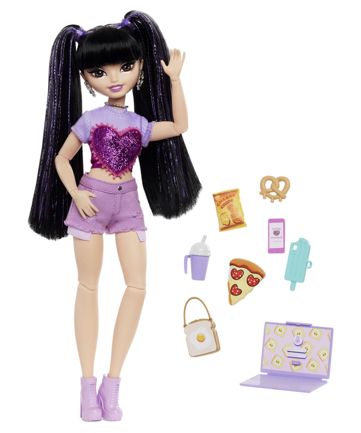 Papusa Barbie Dream Besties Renee cu accesorii pentru joaca creativa