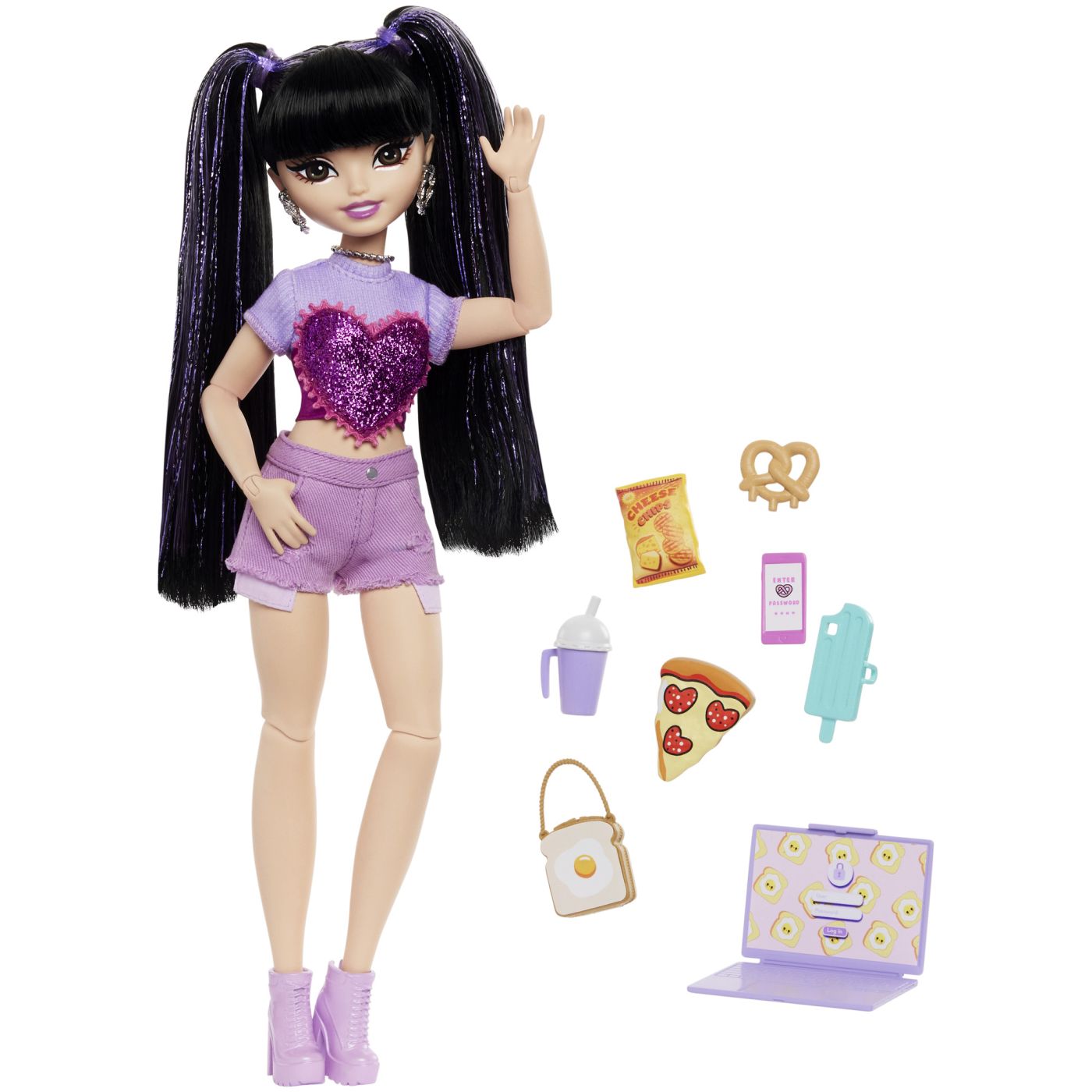 Papusa Barbie Dream Besties Renee cu accesorii pentru joaca creativa