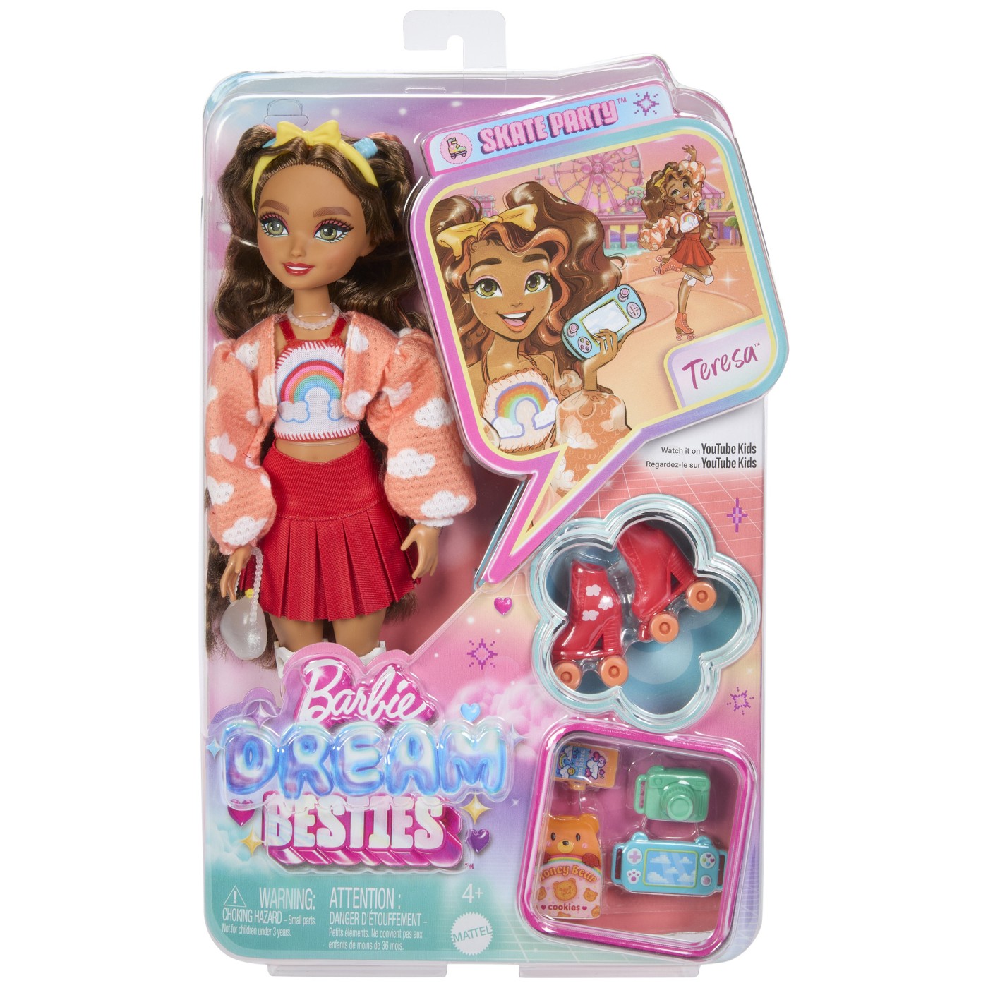 Papusa Barbie Dream Besties Teresa cu role si accesorii