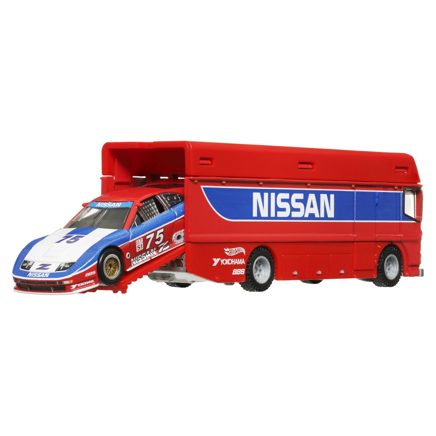 Hot Wheels Euro Hauler cu Nissan 300 ZX GTS, scara 1:64