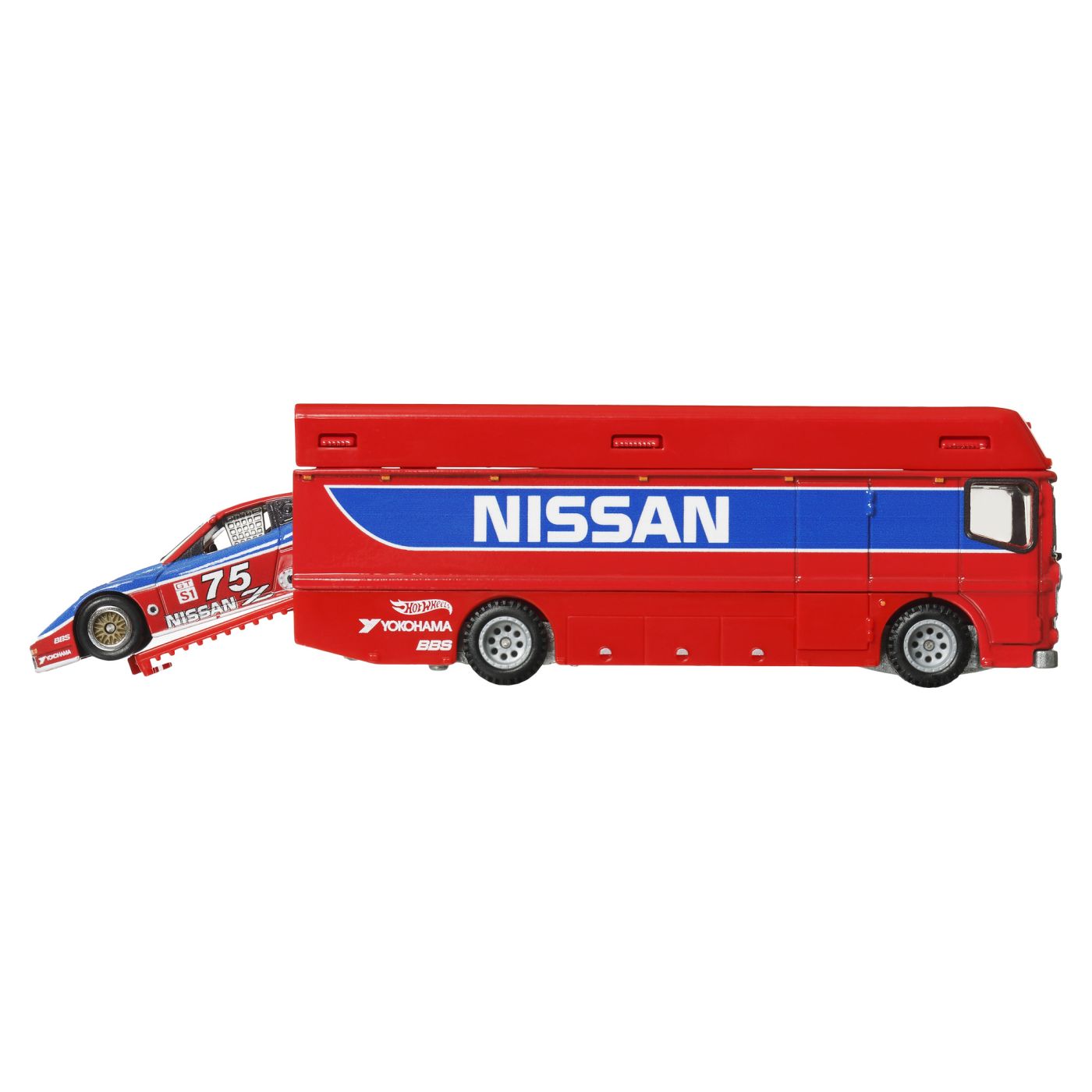 Hot Wheels Euro Hauler cu Nissan 300 ZX GTS, scara 1:64