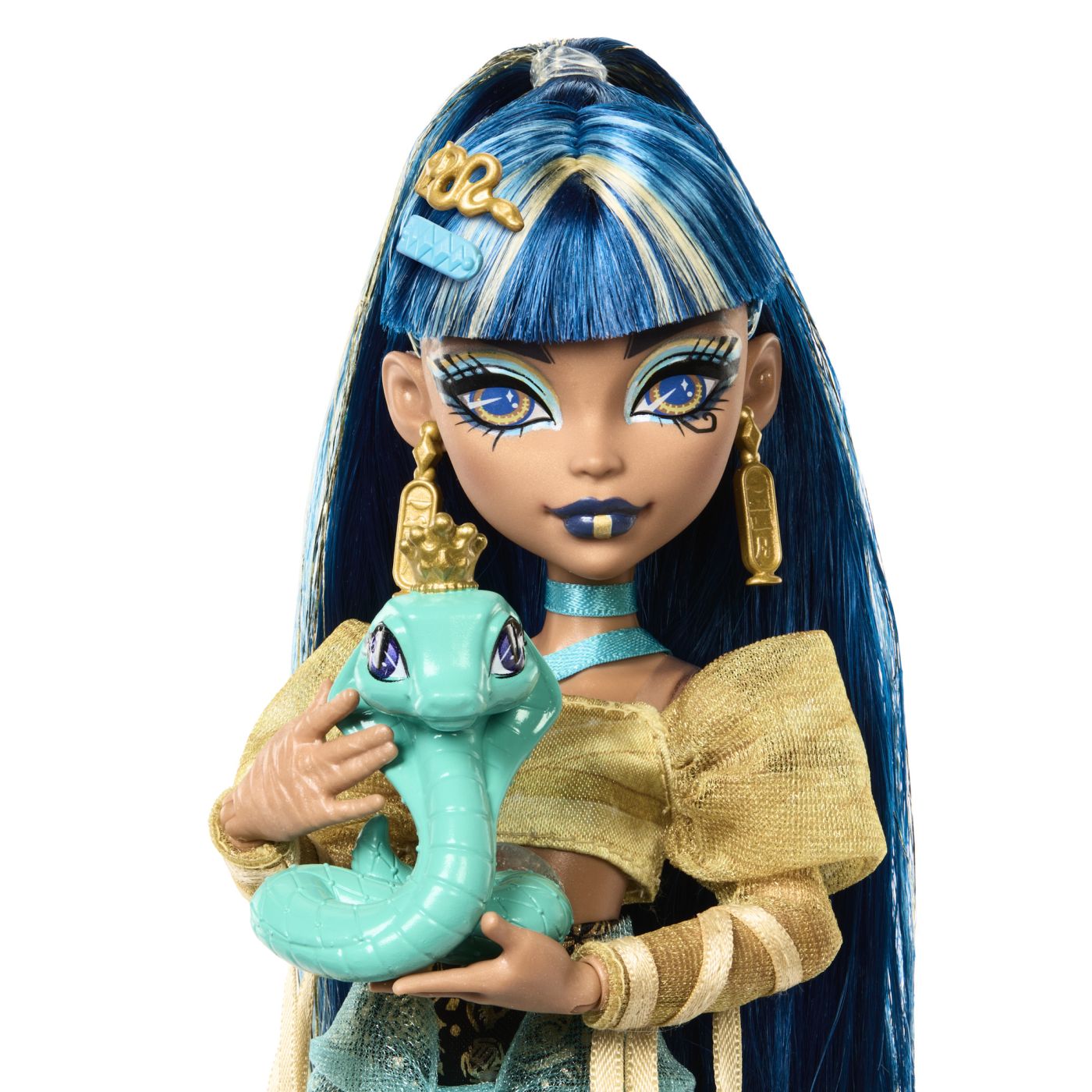 Papusa Monster High Cleo De Nile cu cobra Hissette si accesorii