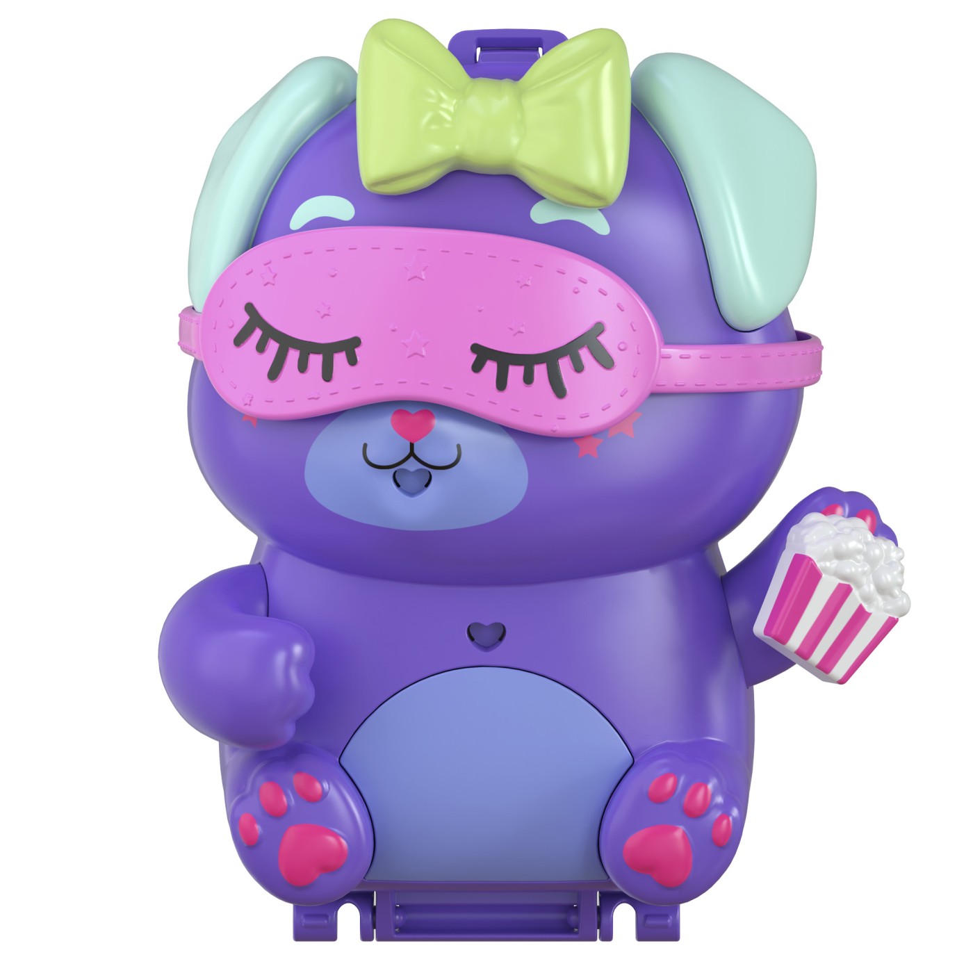 Polly Pocket gentuță cățeluș în pijama cu păpușă și accesorii