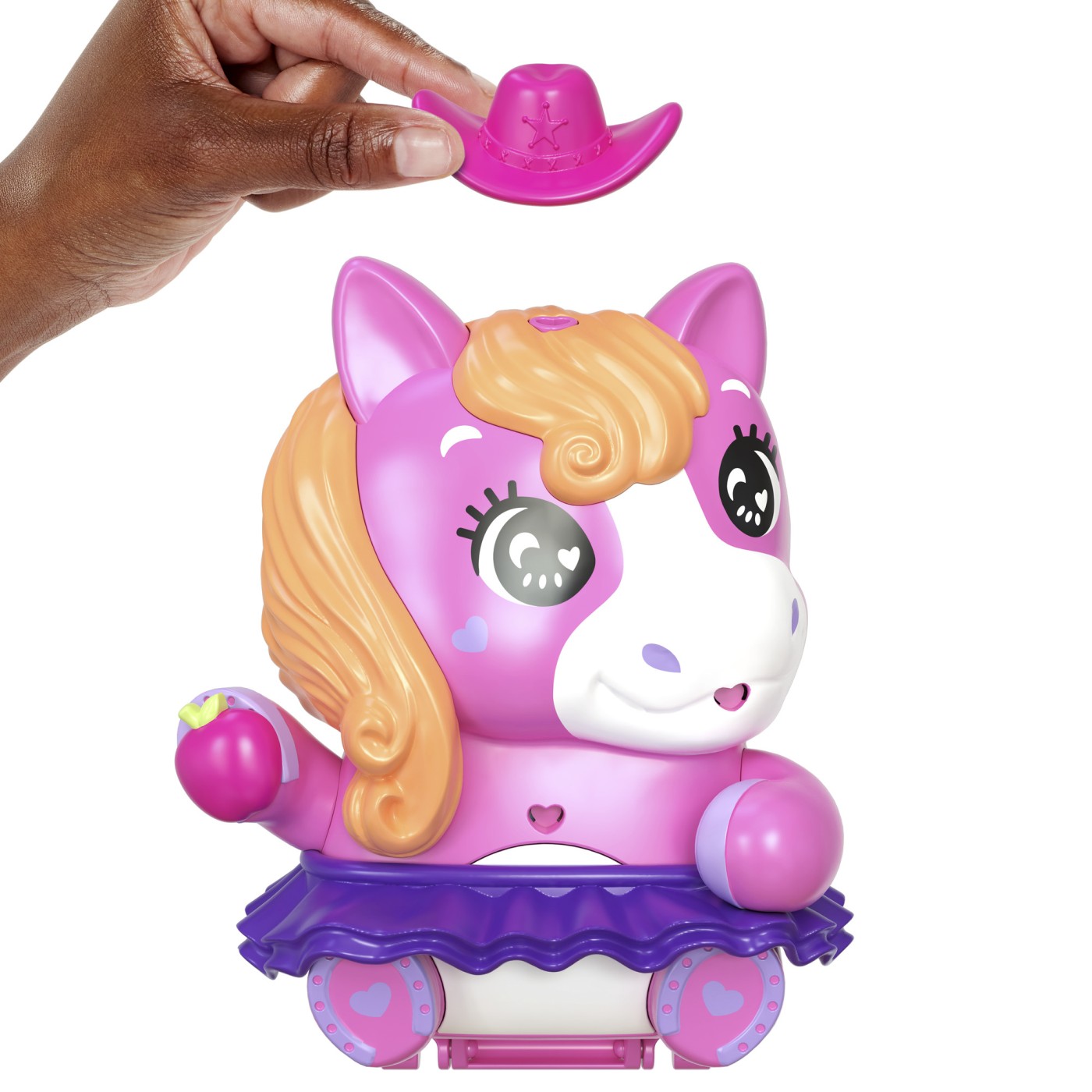 Polly Pocket gentuță ponei la rodeo cu păpușă și accesorii