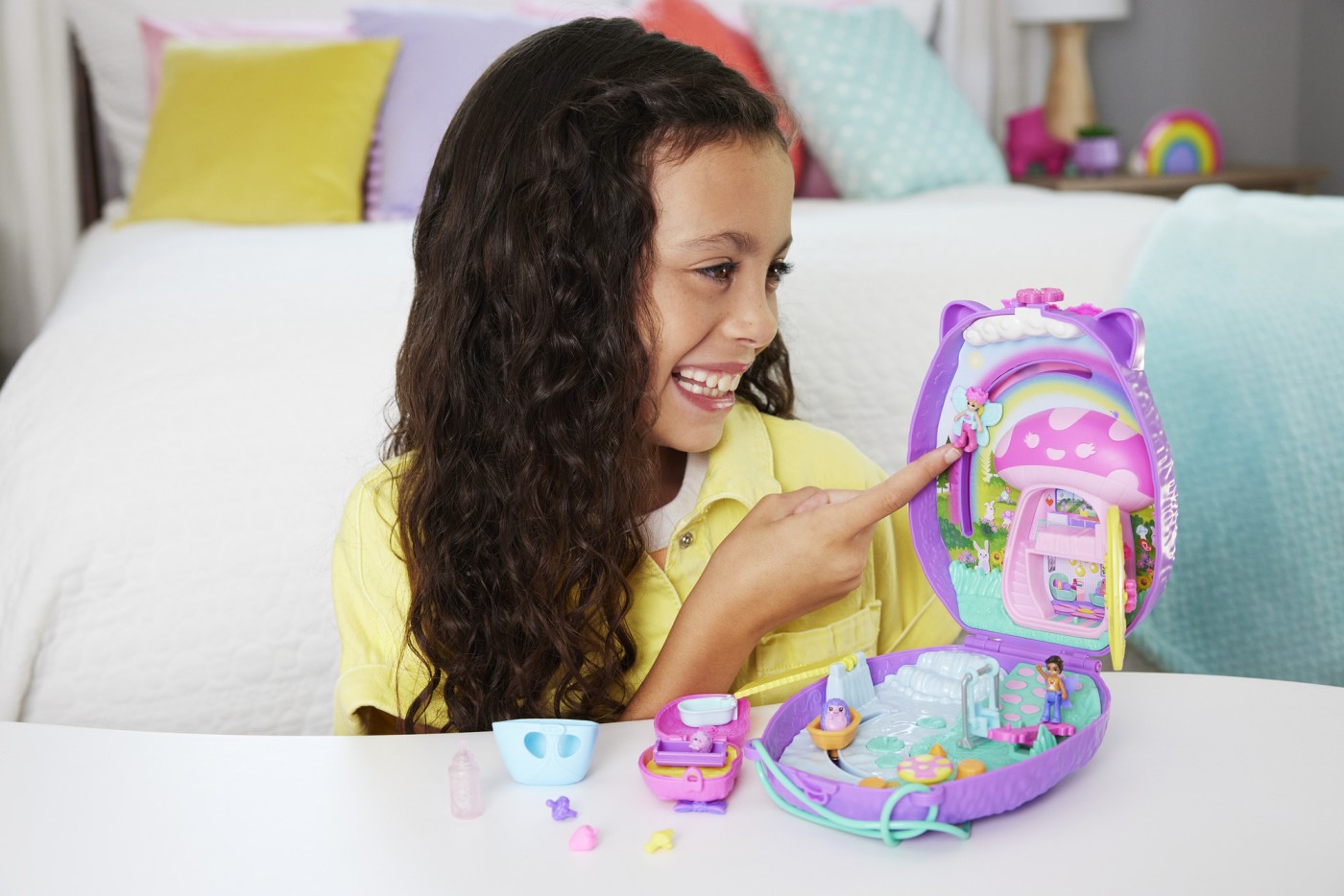POLLY POCKET SET GENTUTA ARICIUL MAMA SI PUIUL