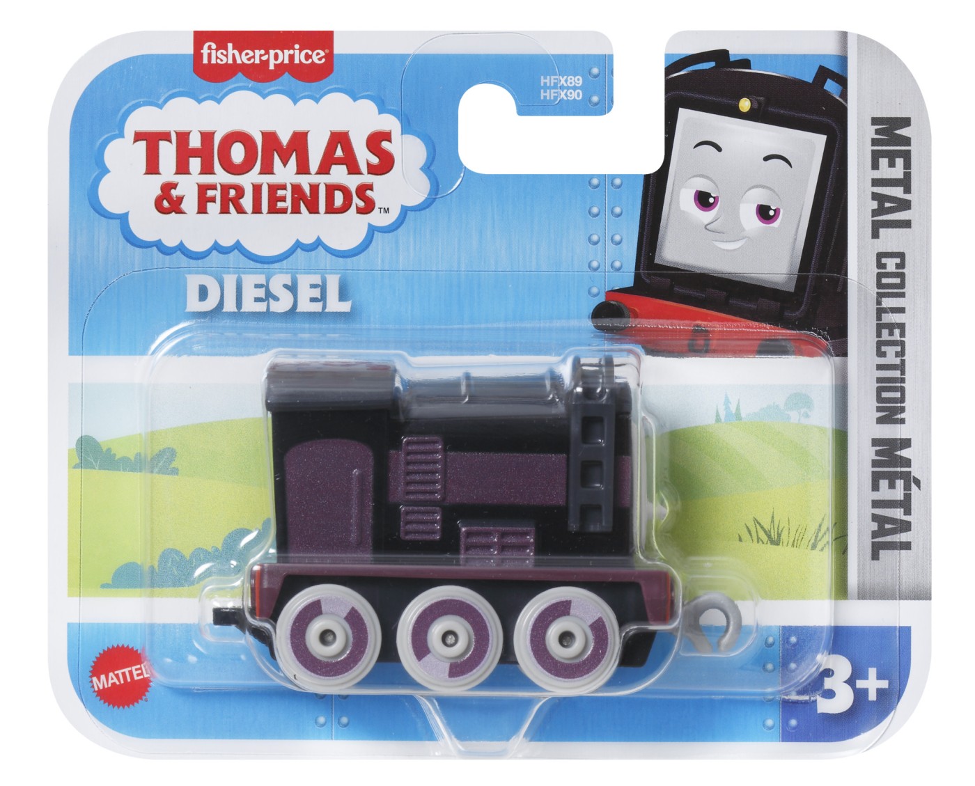 Locomotiva Thomas & Friends Diesel metalica, push along, 3+ ani