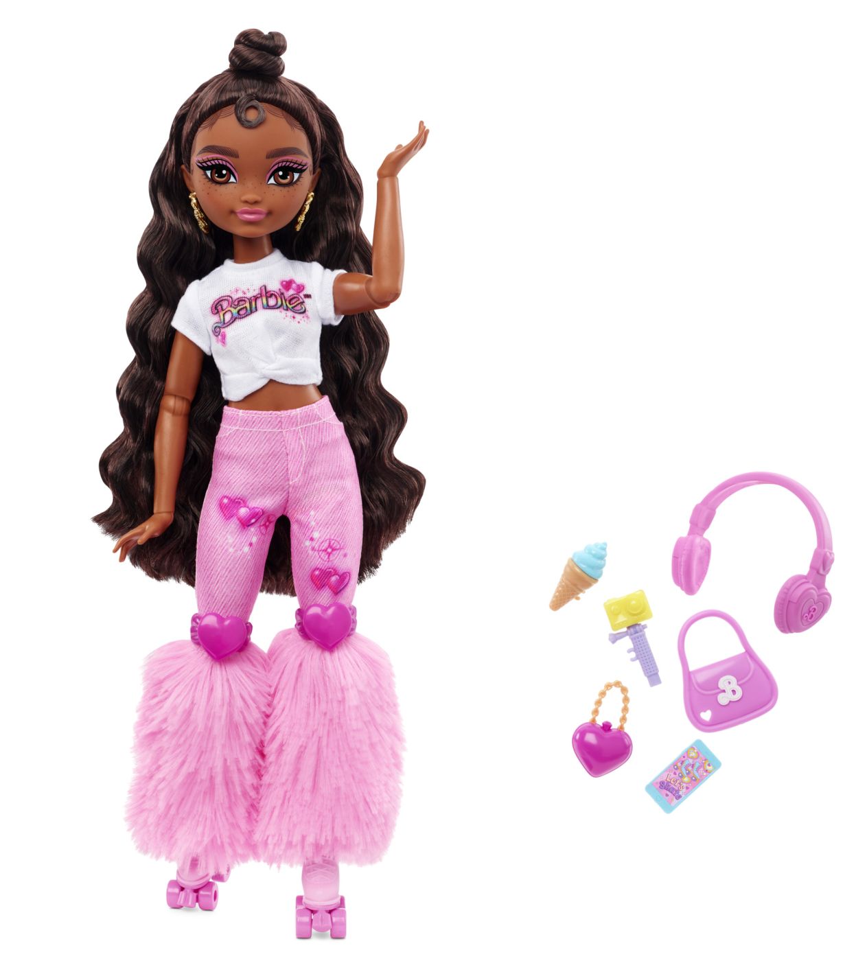 Păpușă Barbie Dream Besties Brooklyn Petrecere pe Role cu accesorii