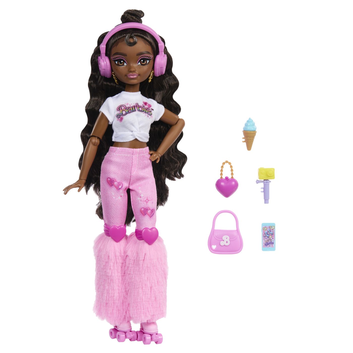 Păpușă Barbie Dream Besties Brooklyn Petrecere pe Role cu accesorii