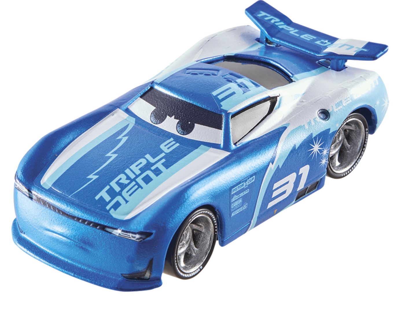 Masinuta metalica Cars 3 Cam Spinner, scara 1:55, Mattel