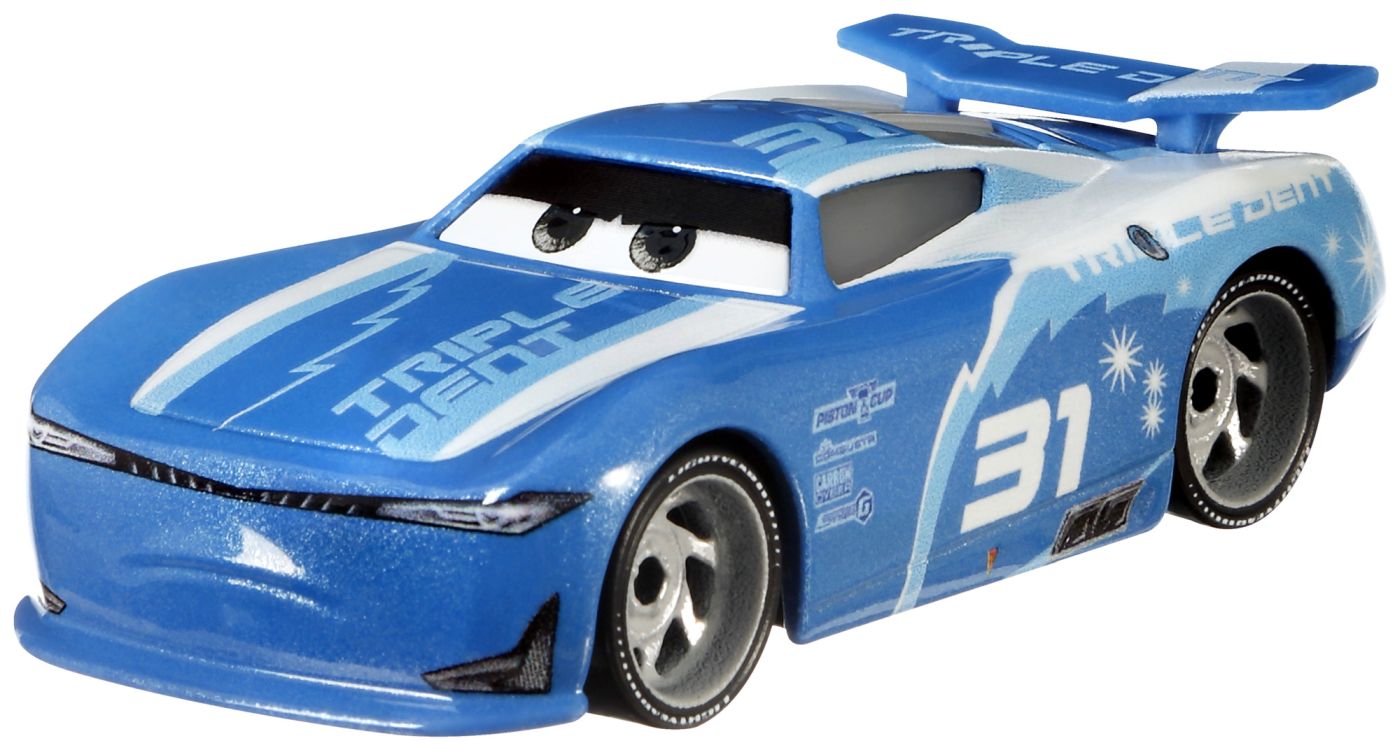 Masinuta metalica Cars 3 Cam Spinner, scara 1:55, Mattel