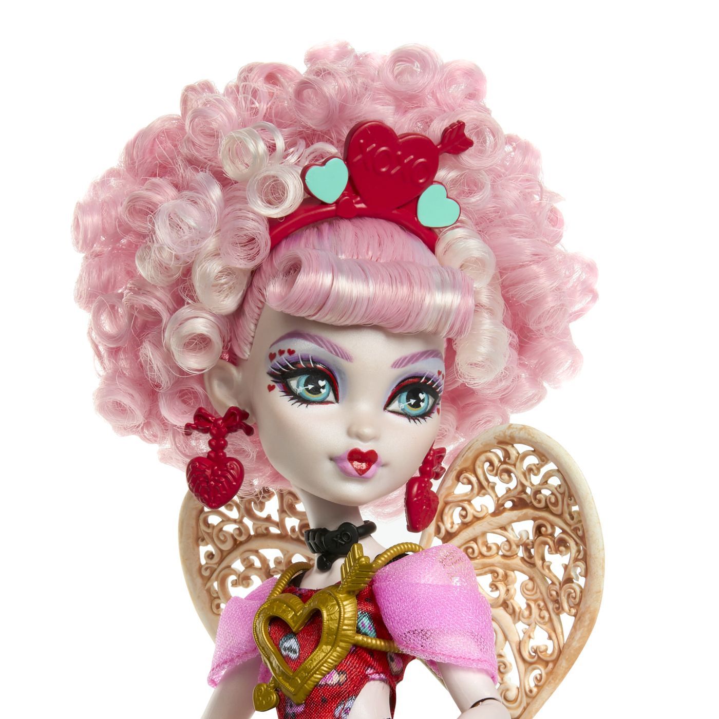 Papusa Monster High Cupid Asteria cu accesorii, Scary Sweet Birthday
