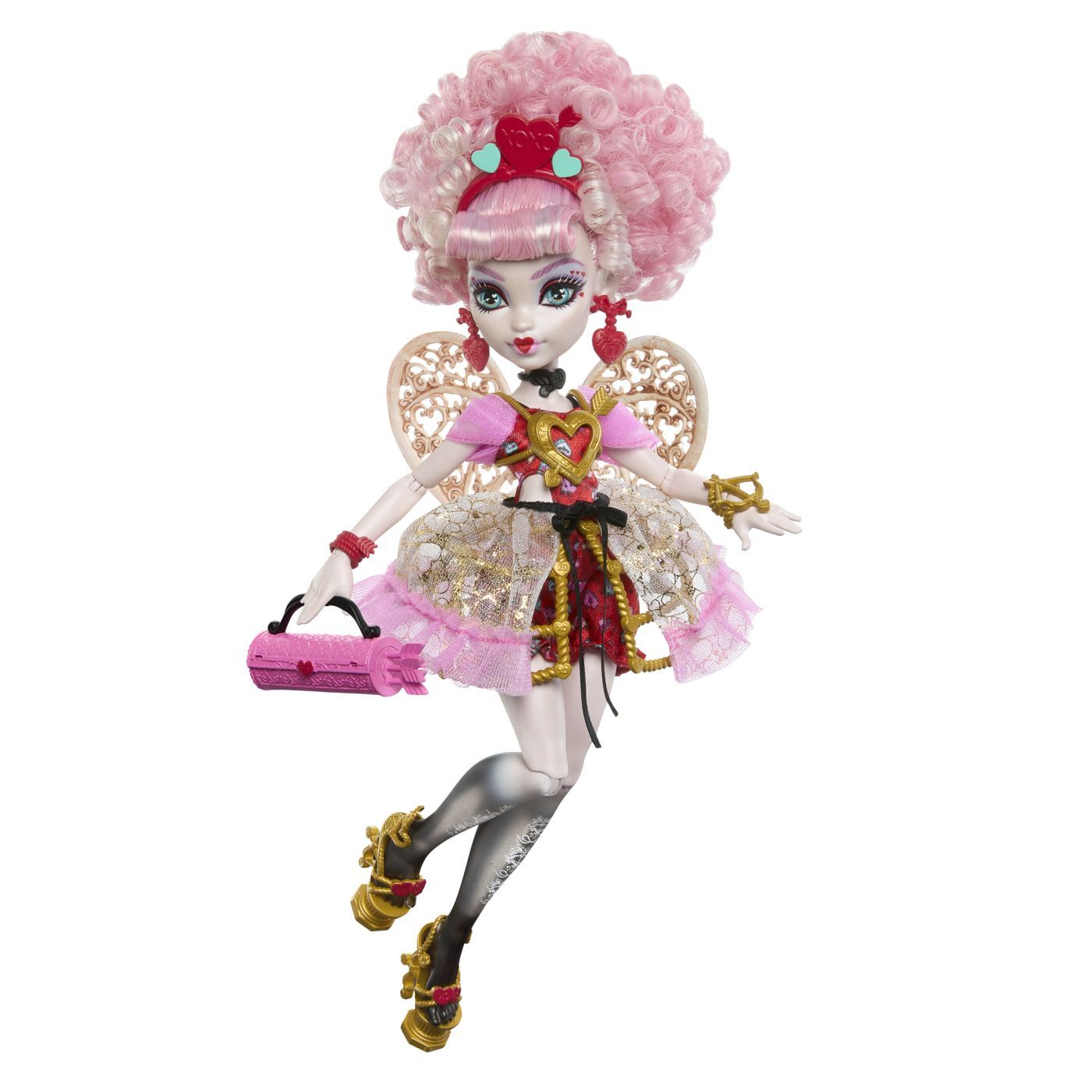 Papusa Monster High Cupid Asteria cu accesorii, Scary Sweet Birthday