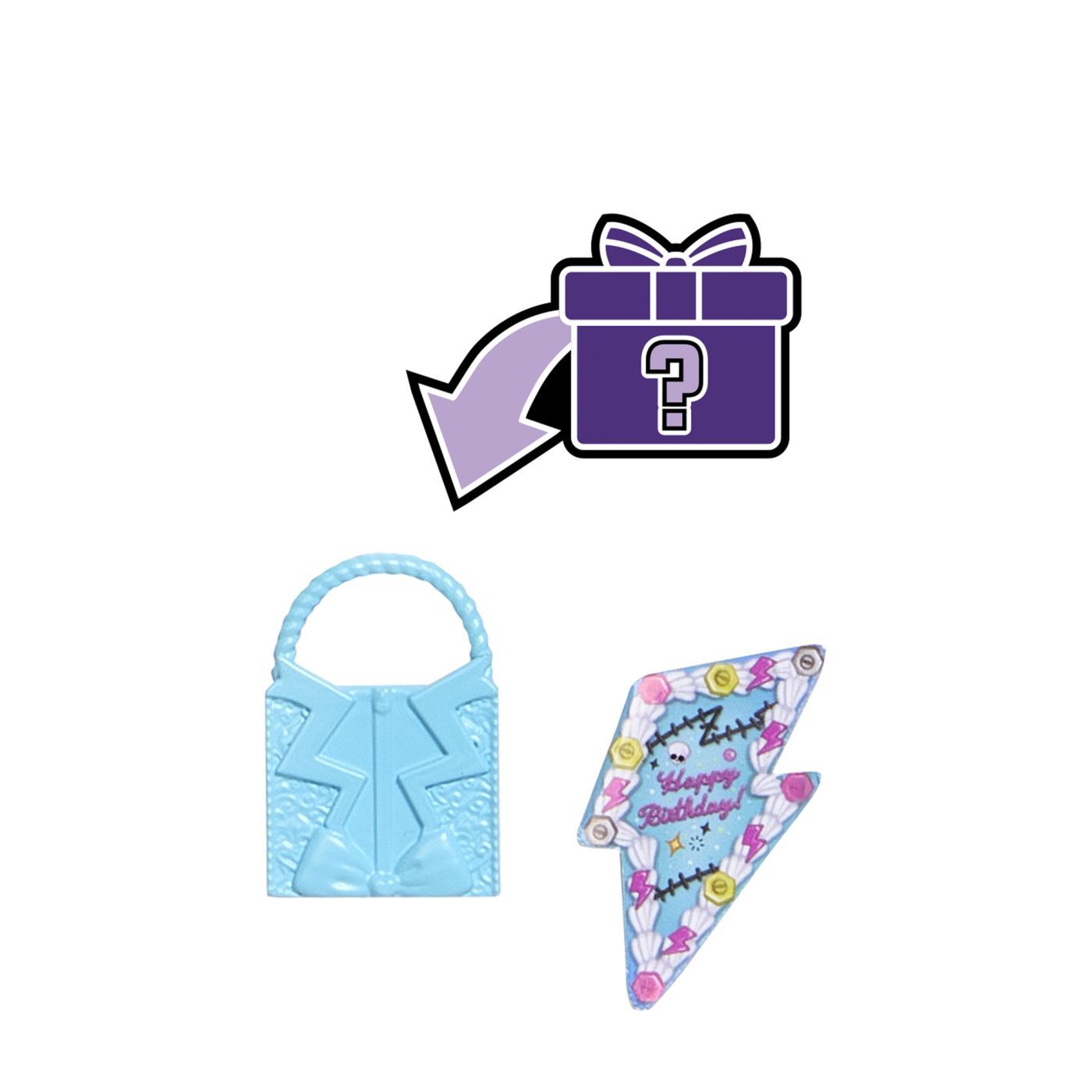 Papusa Monster High Frankie Stein aniversare cu accesorii tematice