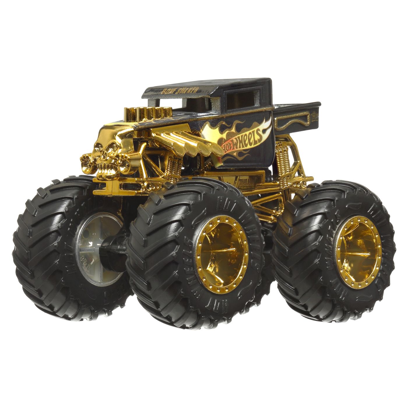 Set Hot Wheels Monster Trucks Bigfoot 50 Trophy Champions, 11 vehicule