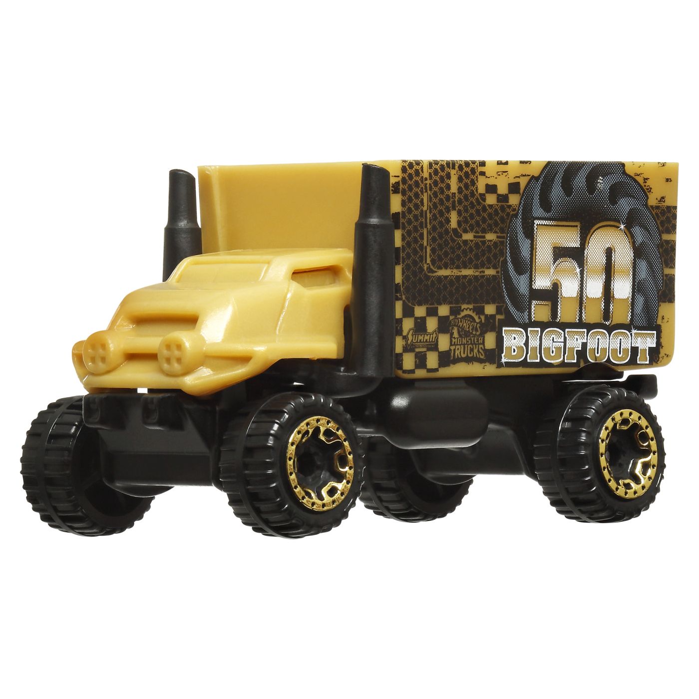 Set Hot Wheels Monster Trucks Bigfoot 50 Trophy Champions, 11 vehicule