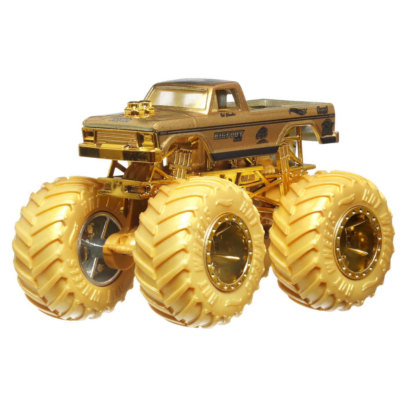 Set Hot Wheels Monster Trucks Bigfoot 50 Trophy Champions, 11 vehicule