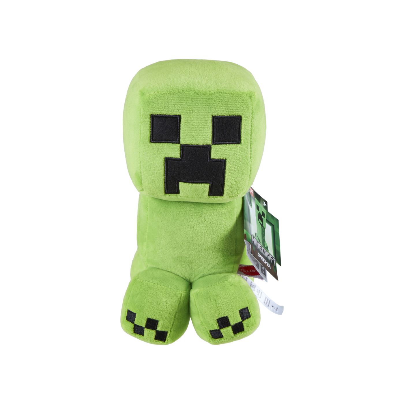 Figurina de plus Minecraft Creeper, 20 cm, moale, pentru copii