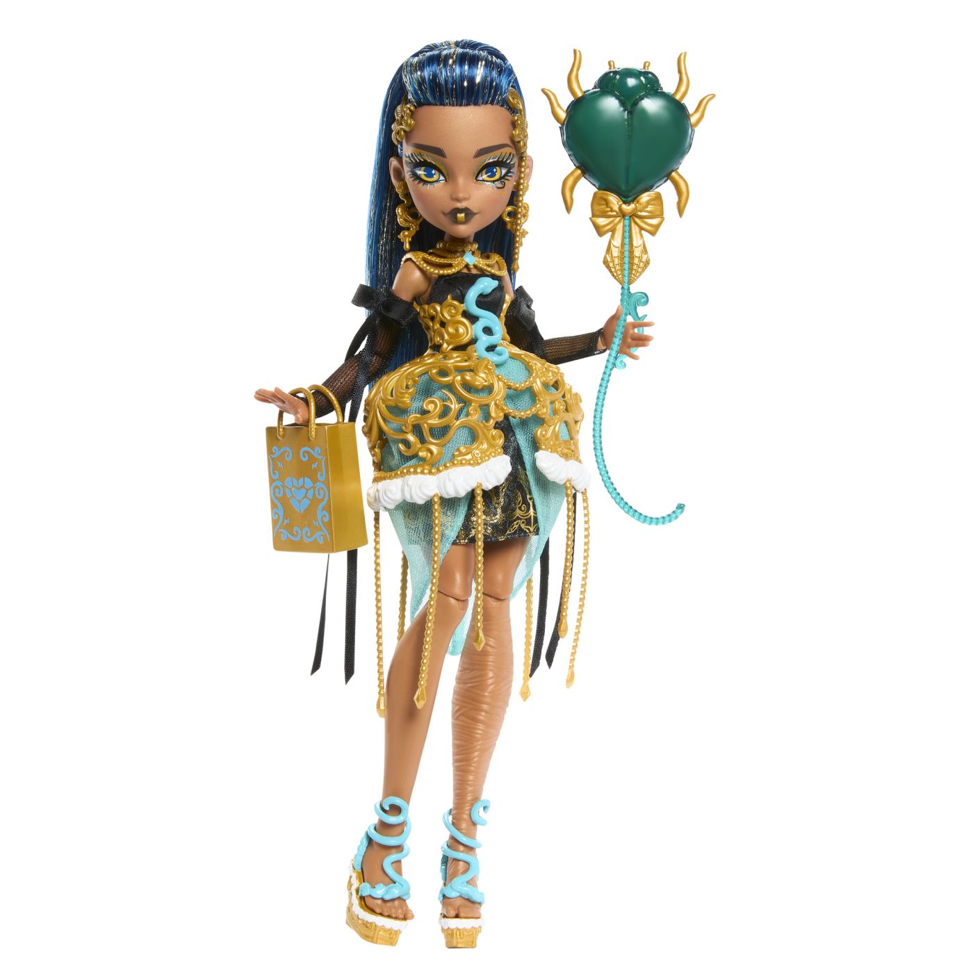 Păpușă Monster High Cleo De Nile Ziua de Naștere cu accesorii