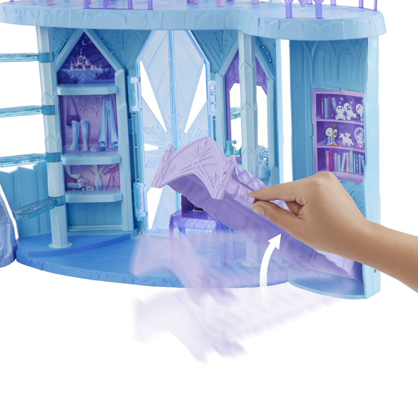 Castel Disney Frozen Regatul de Gheata cu figurine, accesorii si lumini