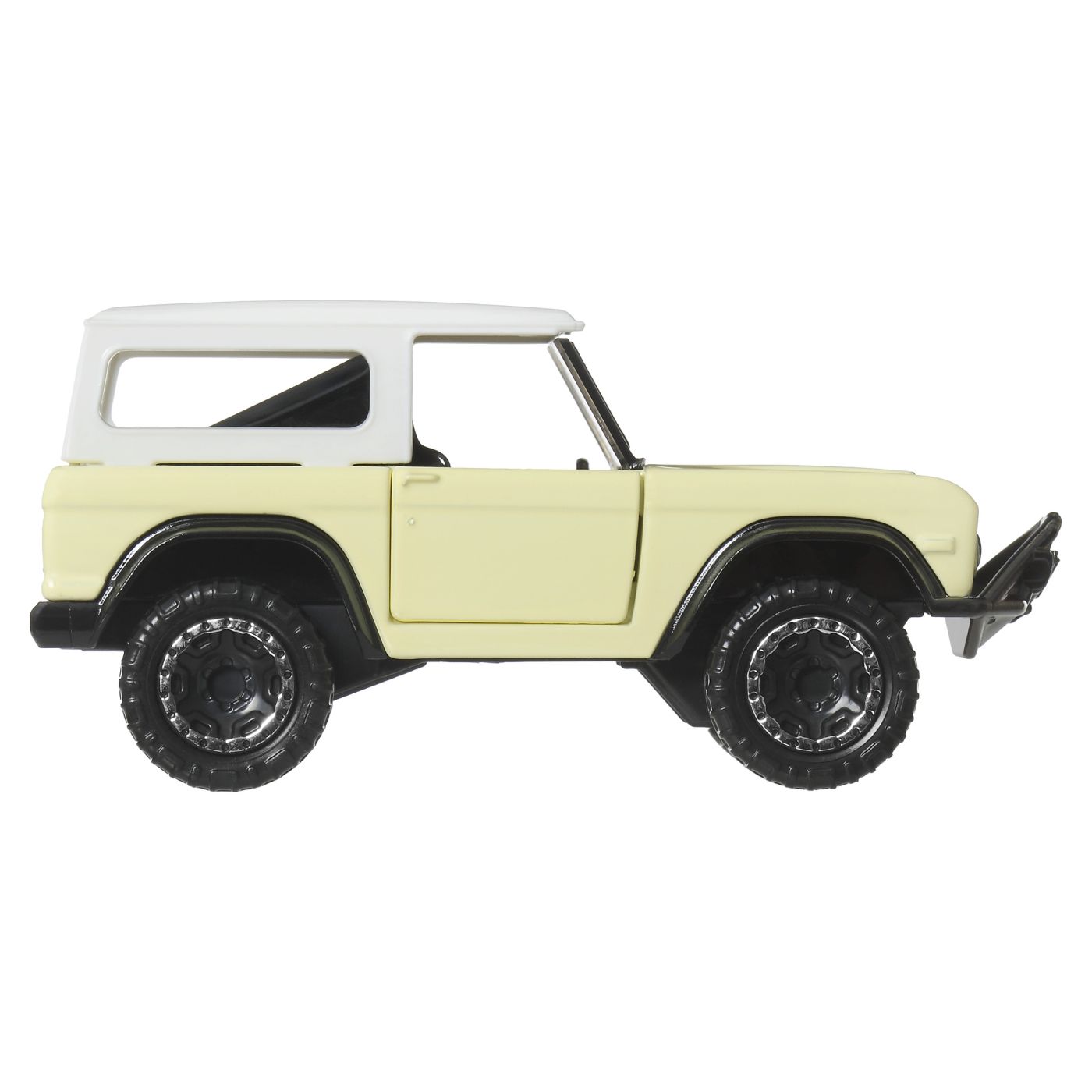 Masinuta Hot Wheels Ford Bronco 1966 metalica cu pull back, scara 1:43