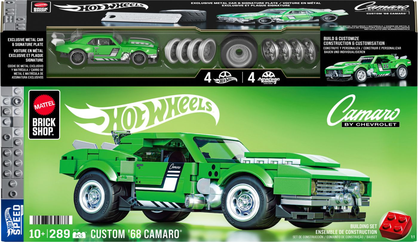 Set de construcție Hot Wheels Speed Series Camaro Chevrolet 1968, 289 piese