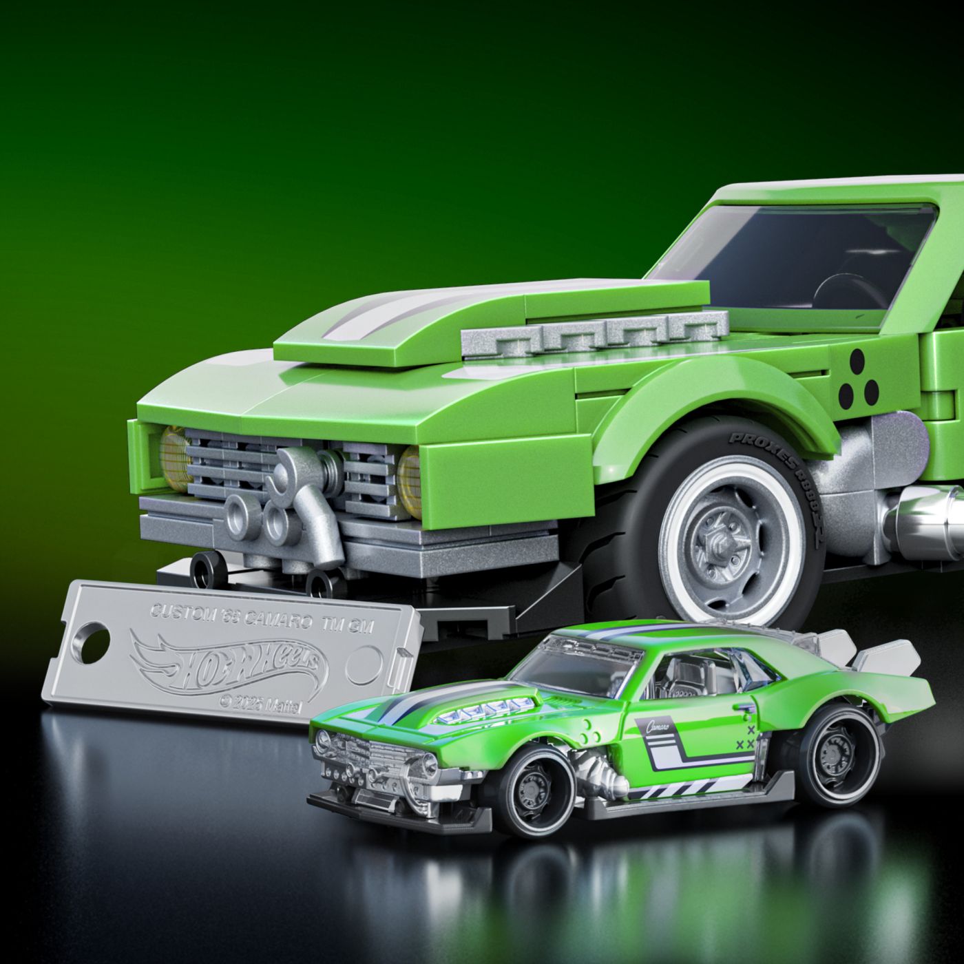 Set de construcție Hot Wheels Speed Series Camaro Chevrolet 1968, 289 piese