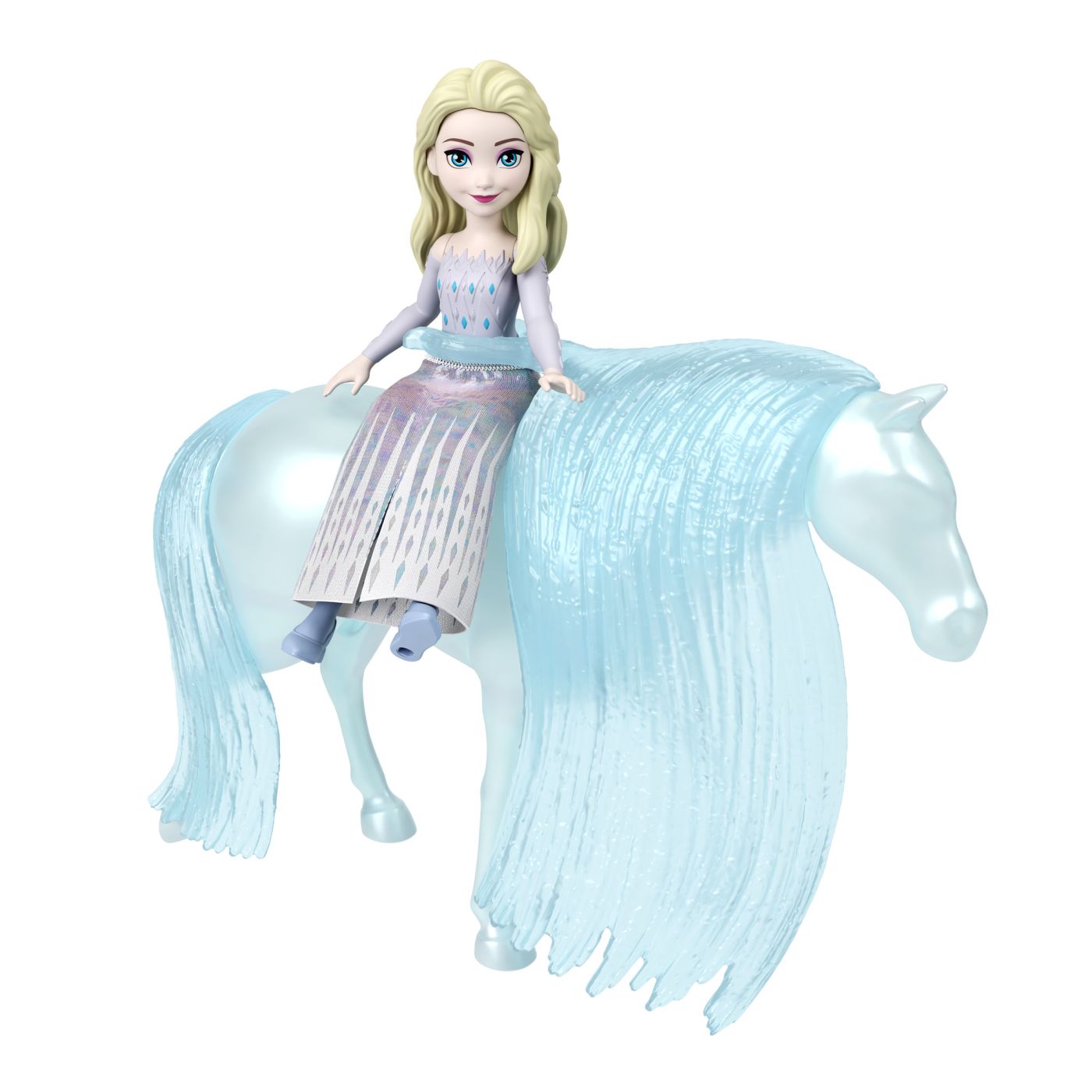 Set de joacă Disney Frozen cu Elsa și Nokk, păpușă și accesorii