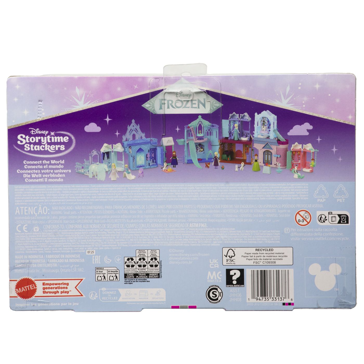 Set de joacă Disney Frozen cu Elsa și Nokk, păpușă și accesorii