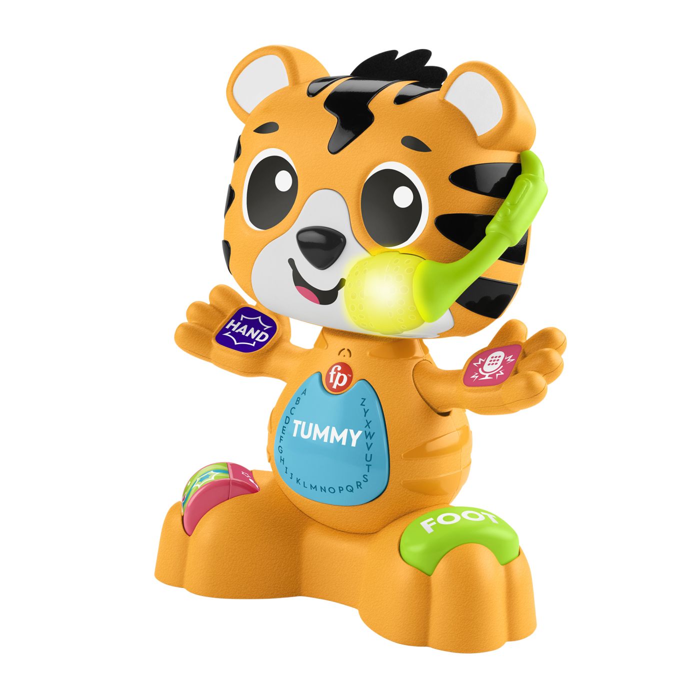 Jucărie interactivă Fisher-Price Tigru educativ cu sunete și melodii